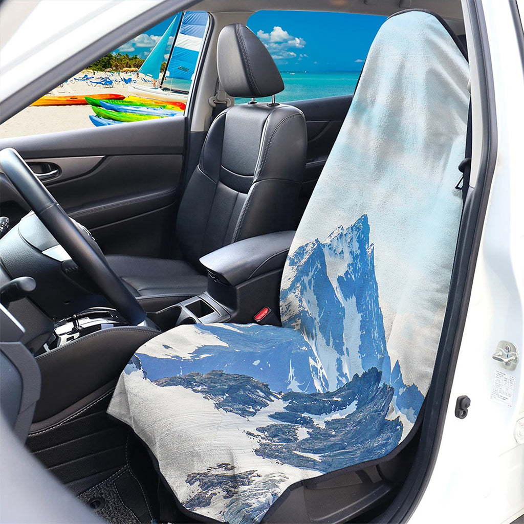 Alps Mountain Print Waterproof Car Seat Cover