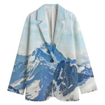 Alps Mountain Print Women's Blazer