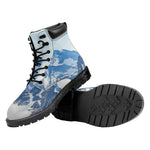 Alps Mountain Print Work Boots