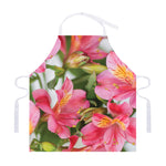 Alstroemeria Flower Print Adjustable Apron