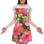 Alstroemeria Flower Print Adjustable Apron