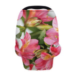 Alstroemeria Flower Print Baby Seat Cover