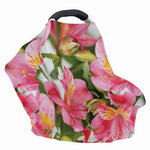 Alstroemeria Flower Print Baby Seat Cover
