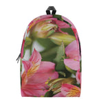 Alstroemeria Flower Print Backpack