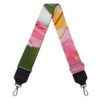 Alstroemeria Flower Print Bag Strap