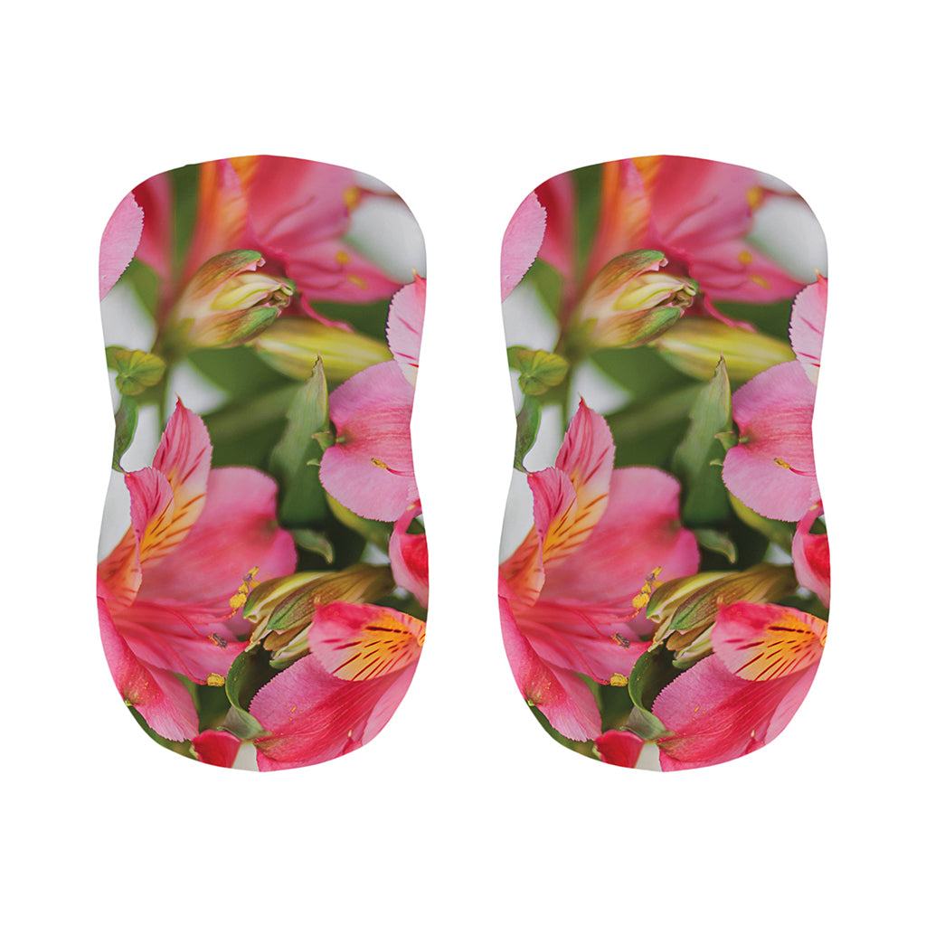 Alstroemeria Flower Print Bar Stool Covers