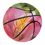 Alstroemeria Flower Print Basketball
