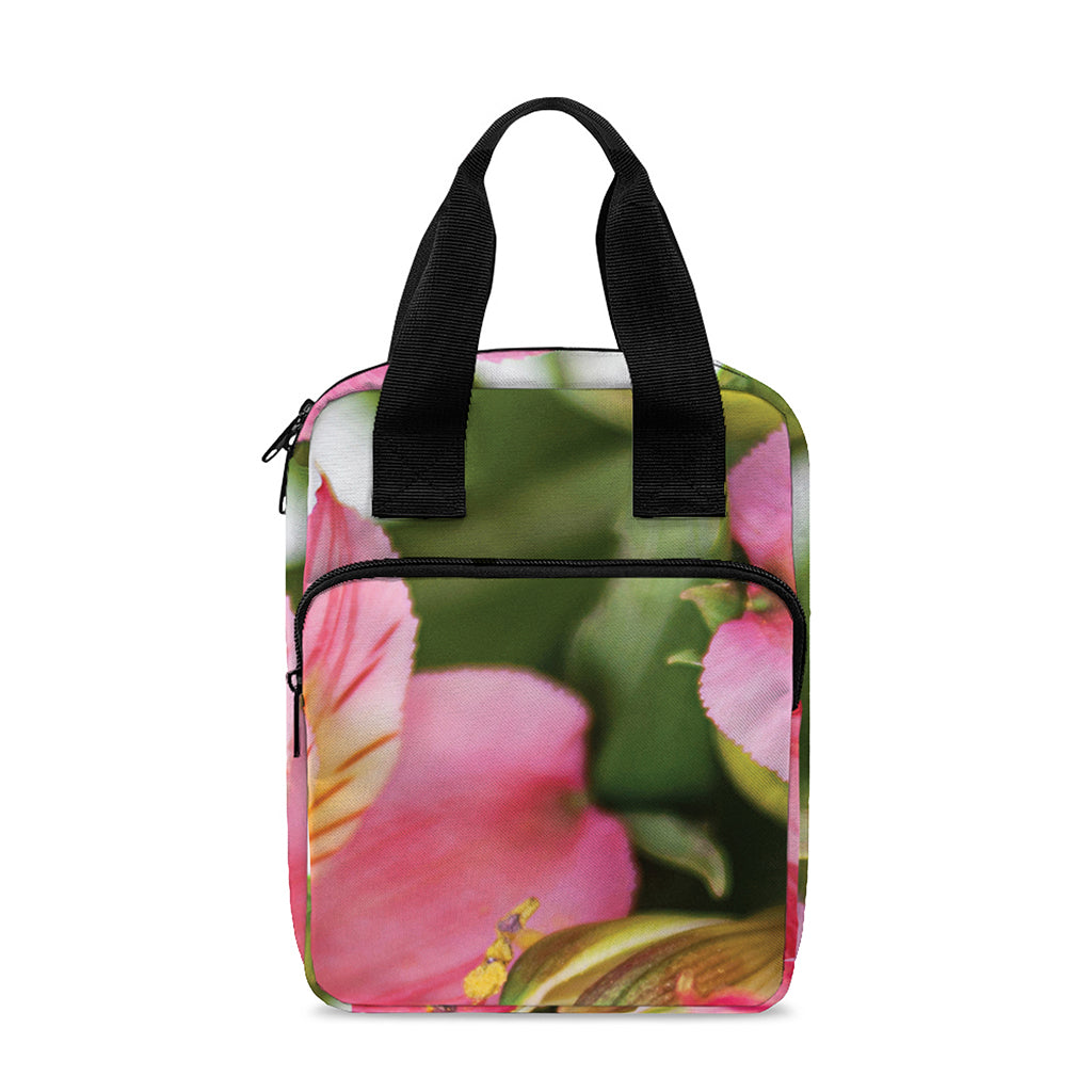 Alstroemeria Flower Print Bible Tote Bag