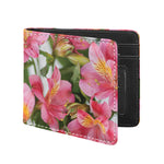 Alstroemeria Flower Print Bifold Wallet