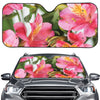 Alstroemeria Flower Print Car Windshield Sun Shade