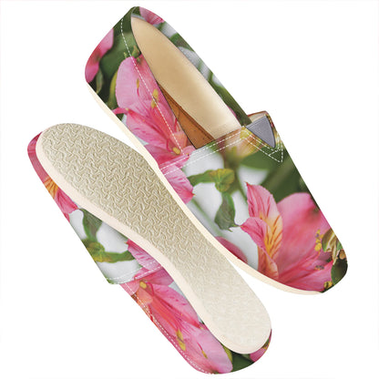 Alstroemeria Flower Print Casual Shoes