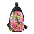 Alstroemeria Flower Print Sling Bag