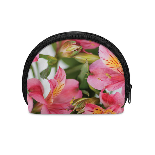 Alstroemeria Flower Print Coin Purse