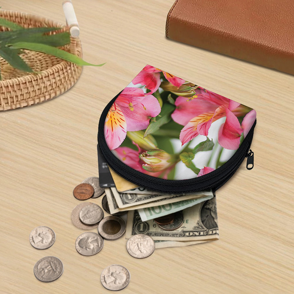 Alstroemeria Flower Print Coin Purse
