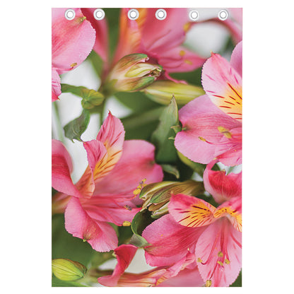 Alstroemeria Flower Print Curtain