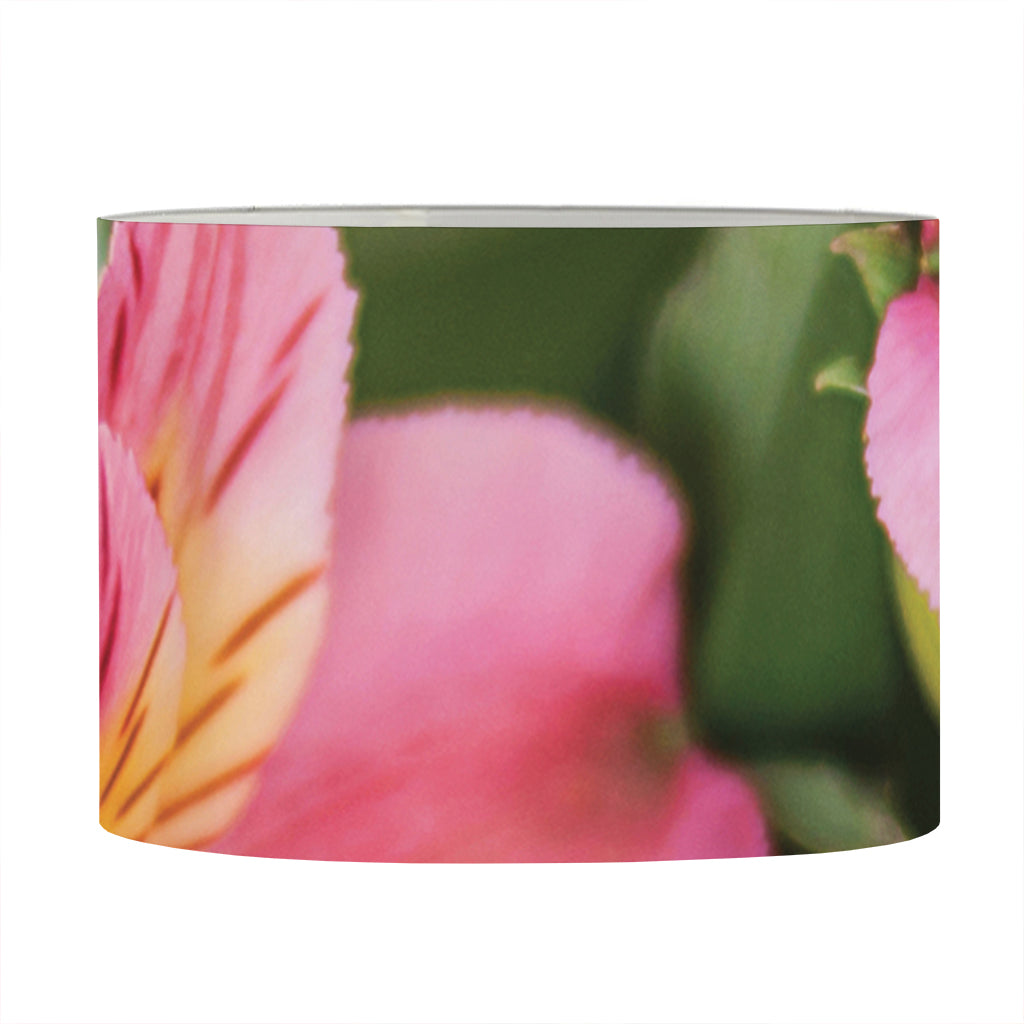 Alstroemeria Flower Print Drum Lamp Shade