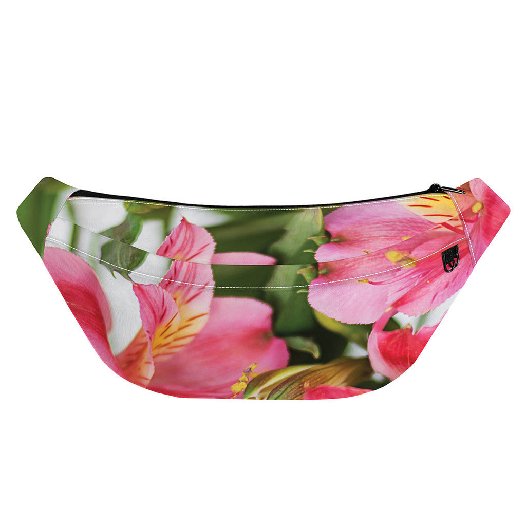 Alstroemeria Flower Print Fanny Pack