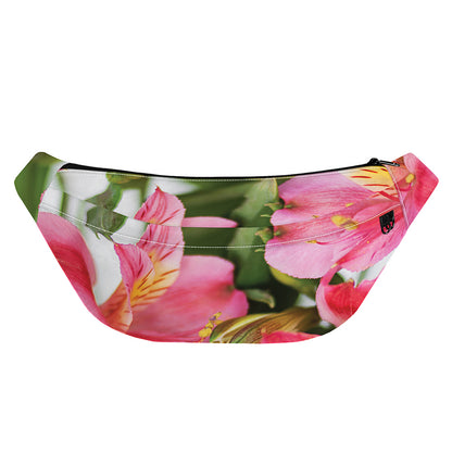 Alstroemeria Flower Print Fanny Pack