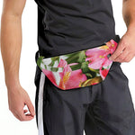 Alstroemeria Flower Print Fanny Pack
