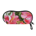 Alstroemeria Flower Print Glasses Case