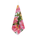 Alstroemeria Flower Print Hand Towel
