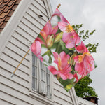 Alstroemeria Flower Print House Flag