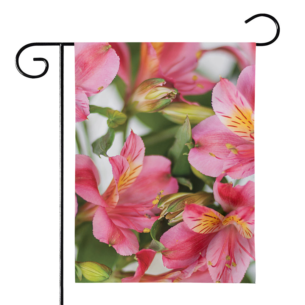 Alstroemeria Flower Print House Flag
