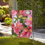 Alstroemeria Flower Print House Flag
