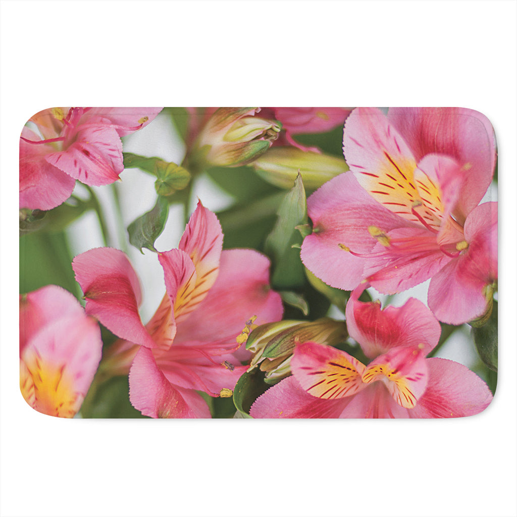 Alstroemeria Flower Print Indoor Door Mat