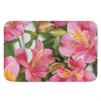 Alstroemeria Flower Print Indoor Door Mat