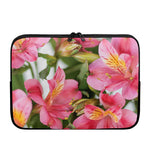 Alstroemeria Flower Print Laptop Sleeve