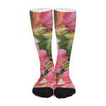 Alstroemeria Flower Print Long Socks