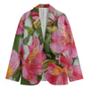 Alstroemeria Flower Print Men's Blazer