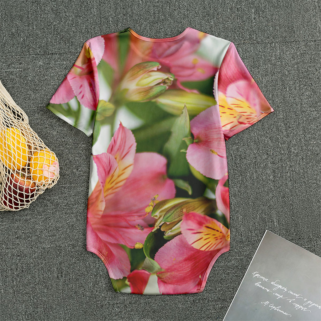 Alstroemeria Flower Print Men's Bodysuit