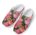 Alstroemeria Flower Print Mesh Casual Shoes