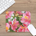Alstroemeria Flower Print Mouse Pad