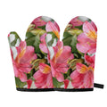 Alstroemeria Flower Print Oven Mitts