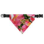 Alstroemeria Flower Print Over The Collar Dog Bandana