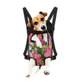 Alstroemeria Flower Print Pet Carrier Backpack