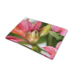 Alstroemeria Flower Print Pet Cooling Mat Cover
