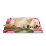 Alstroemeria Flower Print Pet Cooling Mat Cover