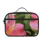 Alstroemeria Flower Print Portable Lunch Bag