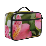 Alstroemeria Flower Print Portable Lunch Bag
