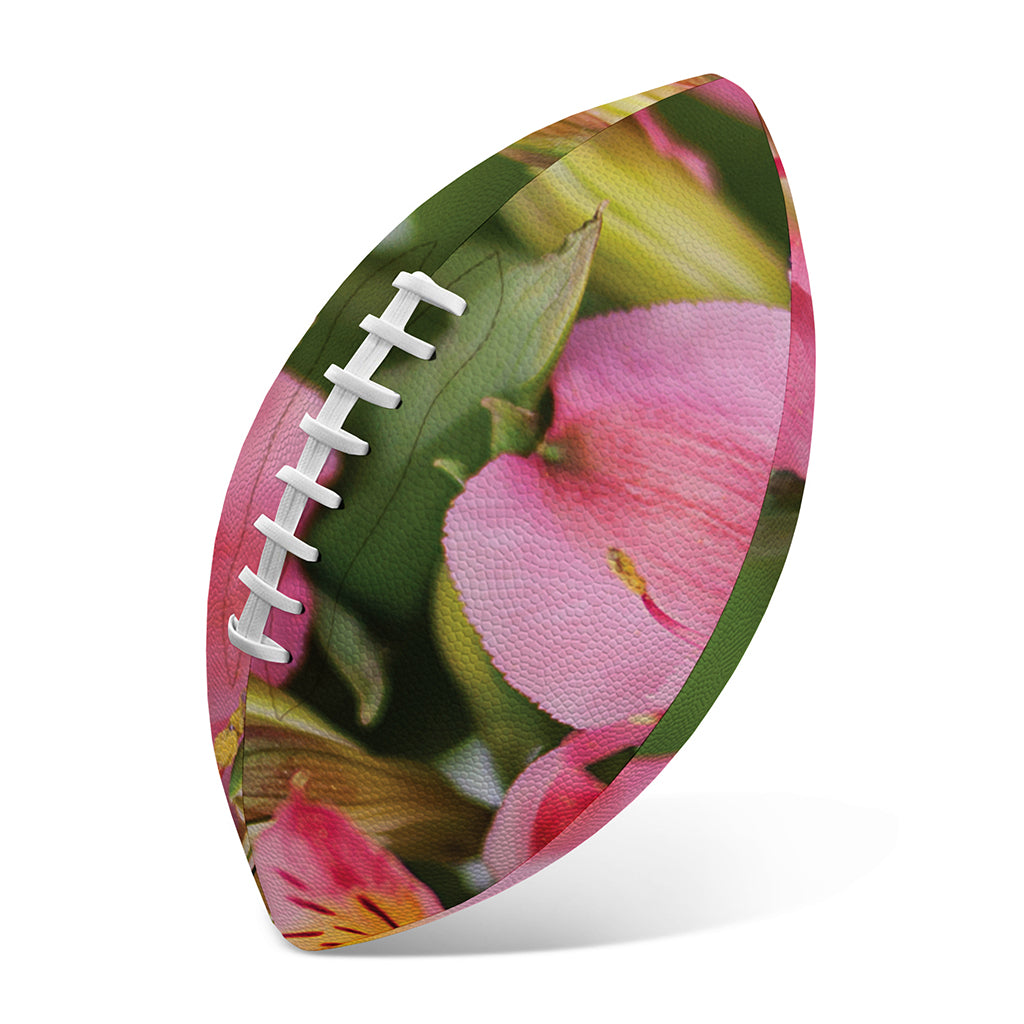 Alstroemeria Flower Print Rugby Ball