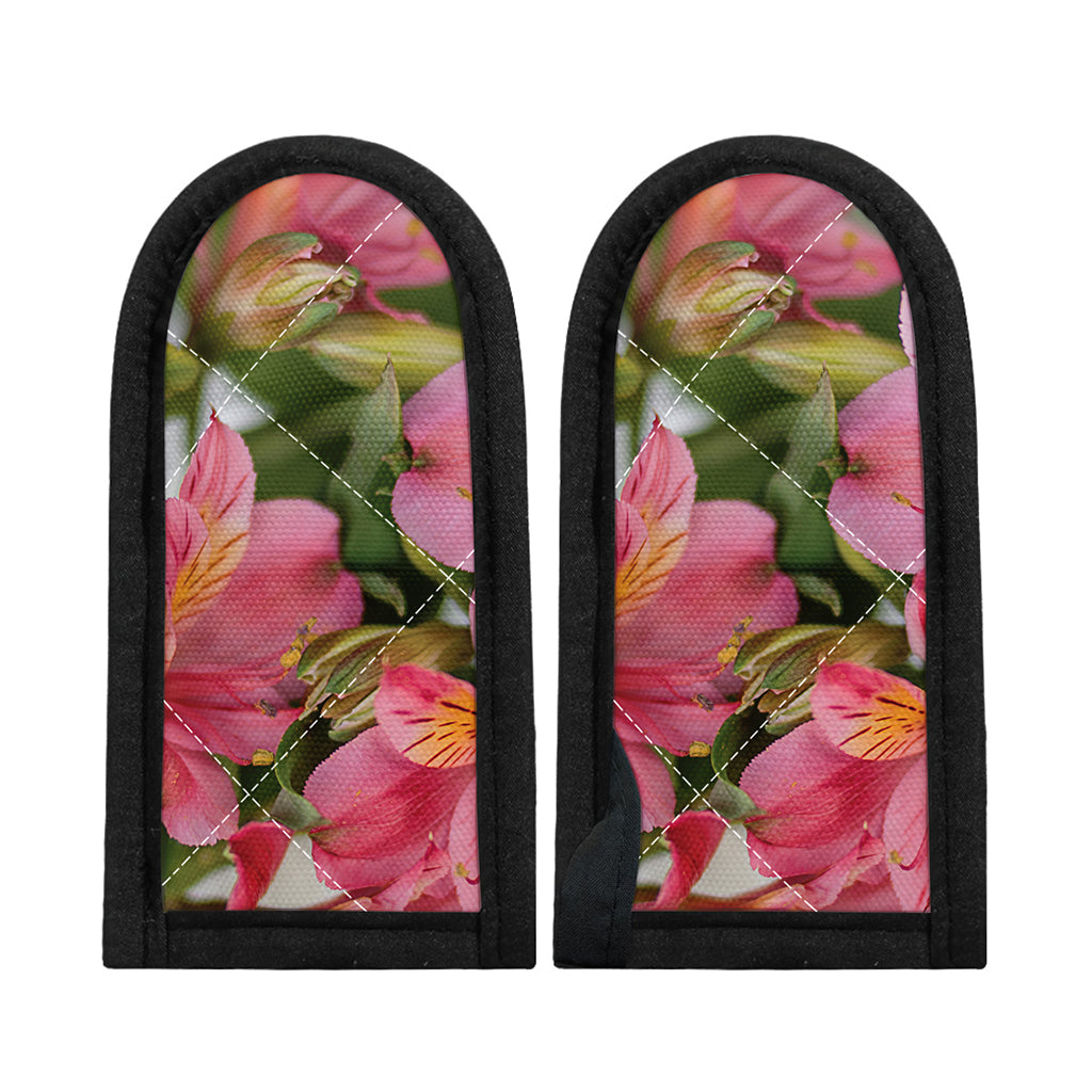 Alstroemeria Flower Print Skillet Handle Cover