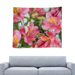 Alstroemeria Flower Print Tapestry