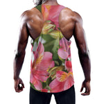 Alstroemeria Flower Print Training Tank Top