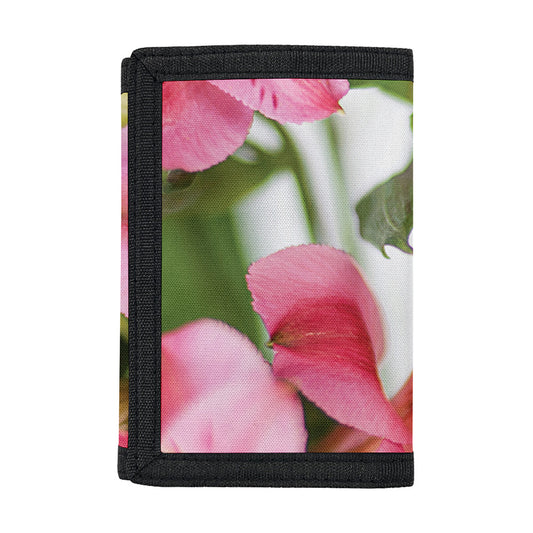 Alstroemeria Flower Print Trifold Wallet
