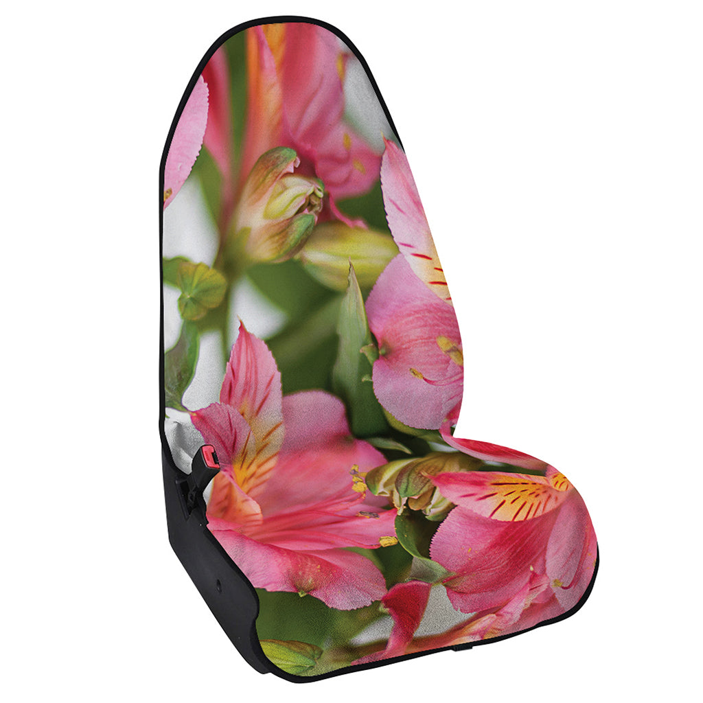 Alstroemeria Flower Print Waterproof Car Seat Cover