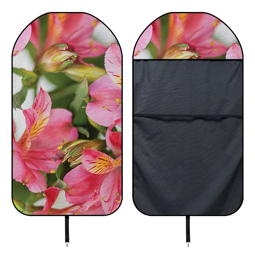 Alstroemeria Flower Print Waterproof Car Seat Cover
